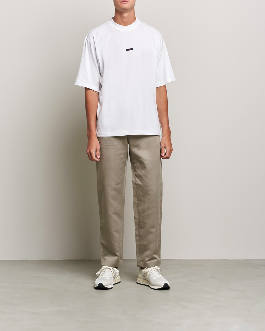 Hombres | Camisetas | Marni | Logo Applied T-Shirt White