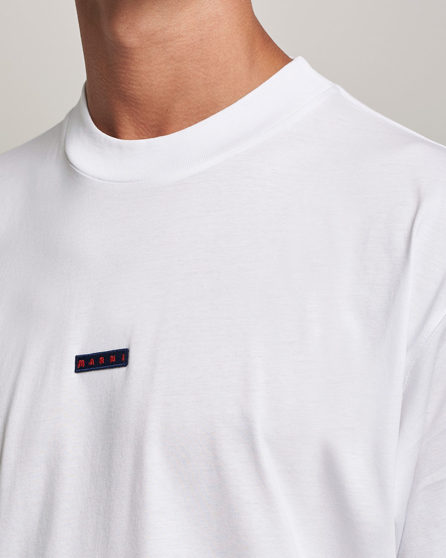 Hombres | Camisetas | Marni | Logo Applied T-Shirt White
