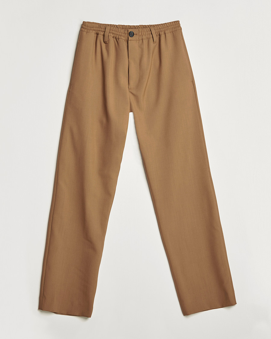Hombres | Pantalones | Marni | Tropical Wool Trousers Beige