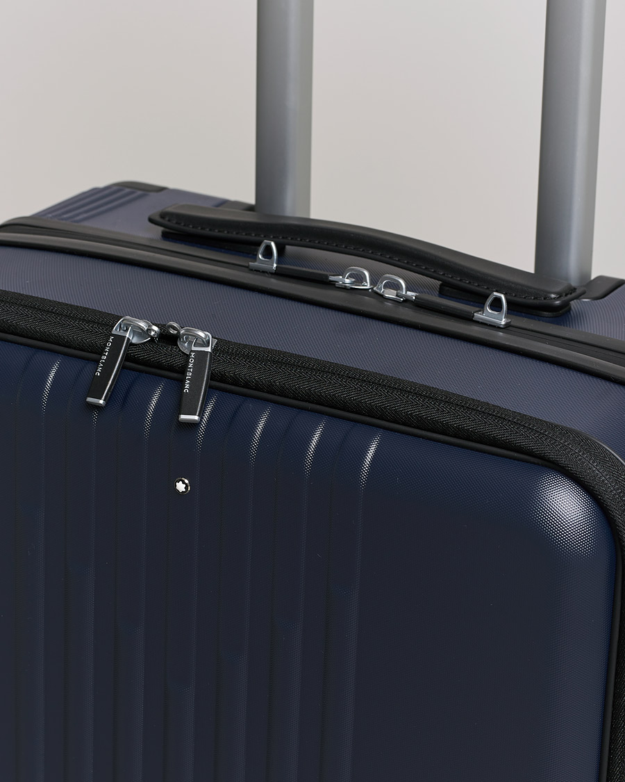 Hombres | Montblanc Trolley Cabin w. Pocket 4 Wheels Blue | Montblanc | Trolley Cabin w. Pocket 4 Wheels Blue