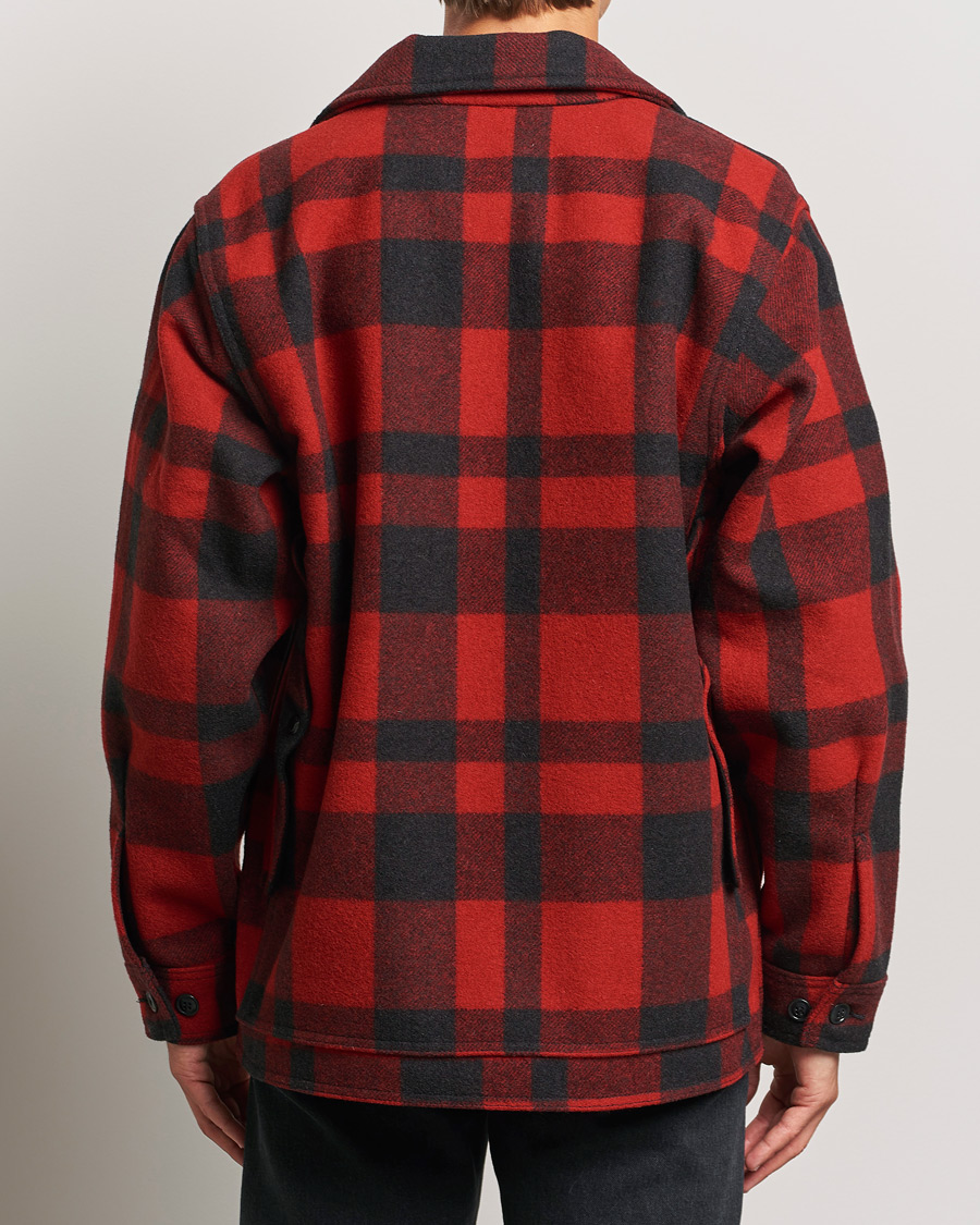 Hombres | Abrigos y chaquetas | Filson | Mackinaw Wool Cruiser Red/Black Plaid