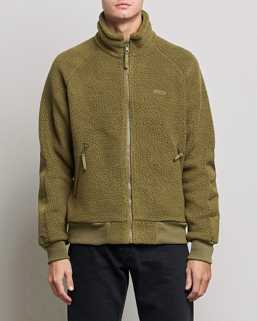 Hombres | Jerséis y prendas de punto | Filson | Sherpa Fleece Jacket Marsh Olive