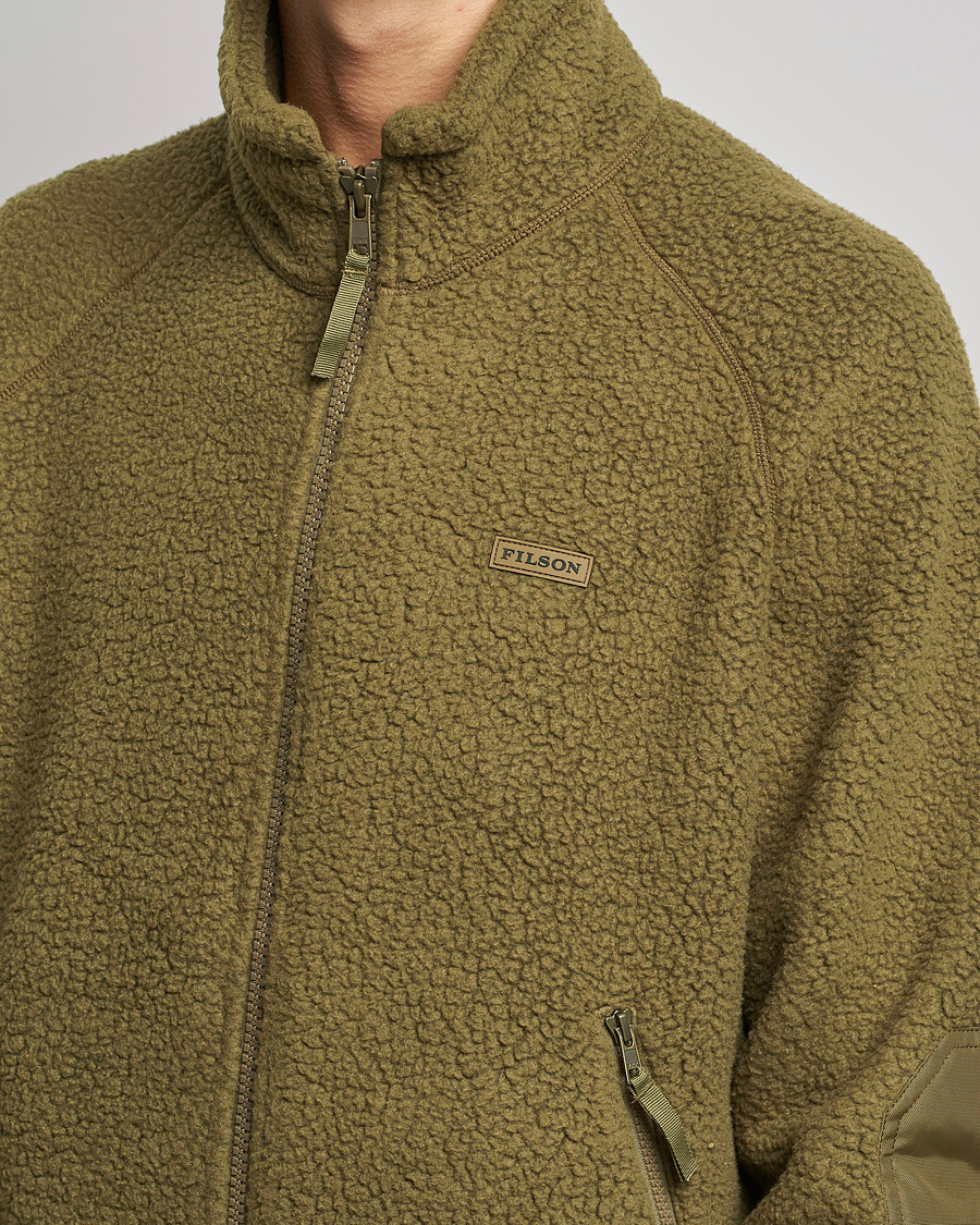 Hombres | Jerséis y prendas de punto | Filson | Sherpa Fleece Jacket Marsh Olive
