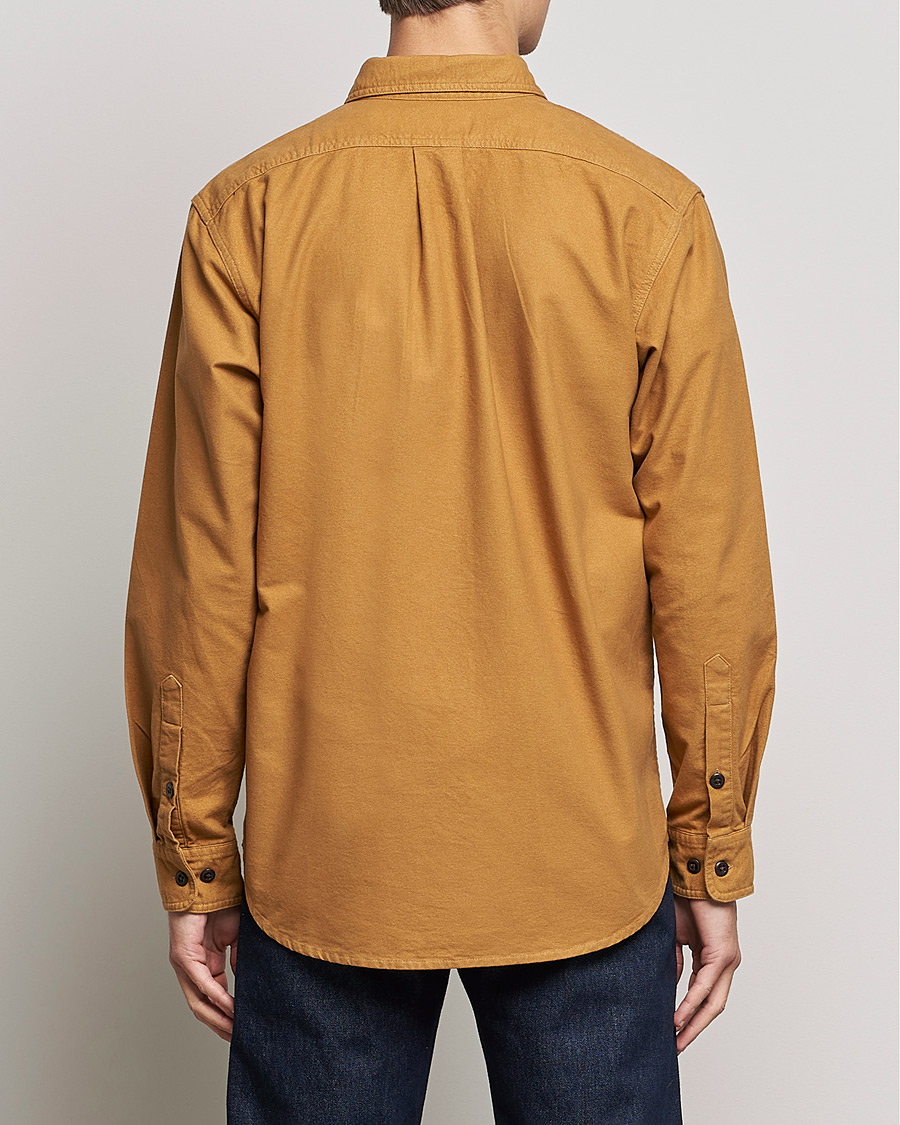Hombres | Camisas | Filson | Field Flannel Shirt Nubuck Tan