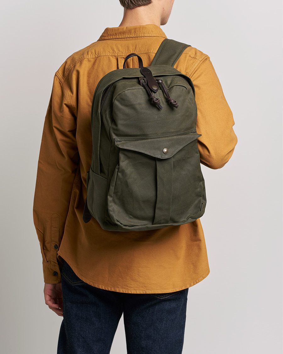 Hombres | Filson Journeyman Backpack Otter Green | Filson | Journeyman Backpack Otter Green