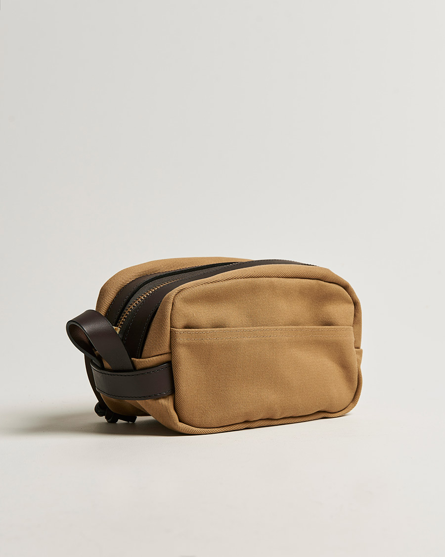 Hombres | Neceseres | Filson | Rugged Twill Travel Kit Tan