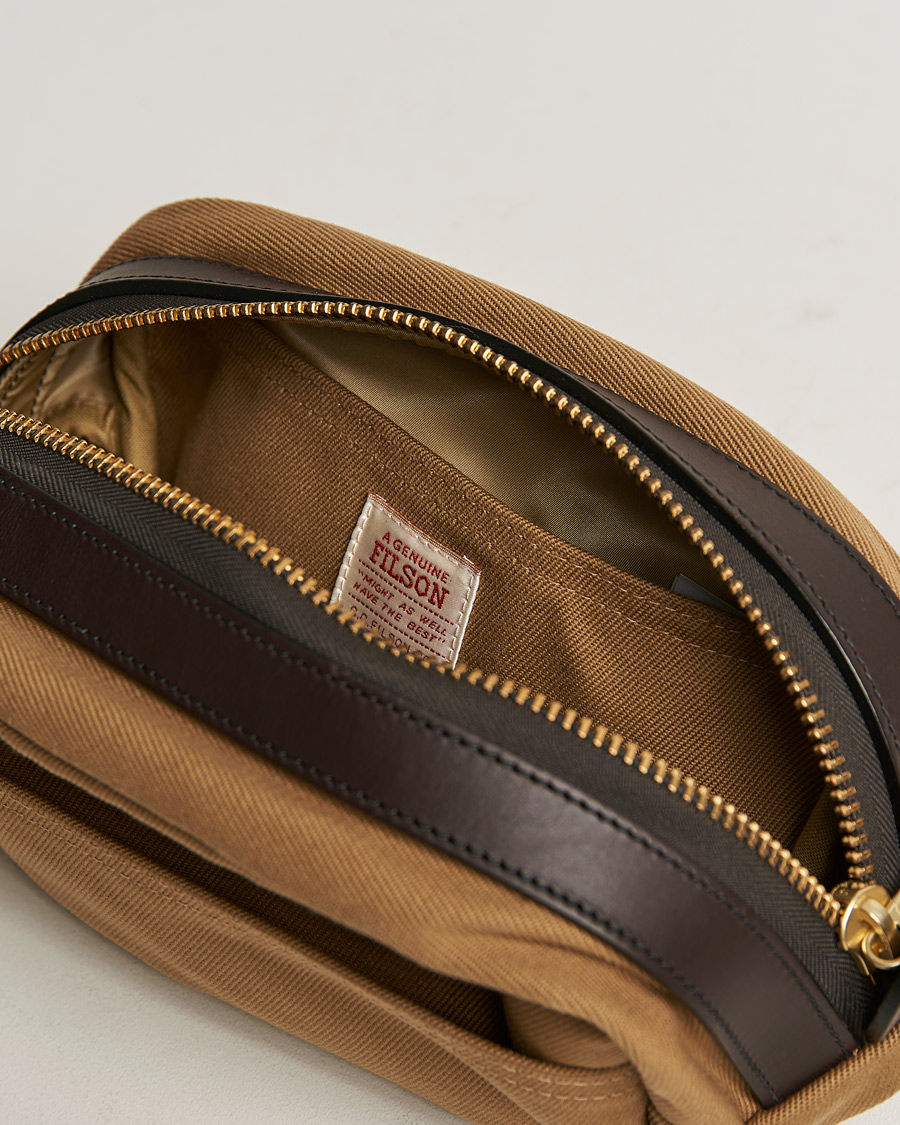 Hombres | Bolsos | Filson | Rugged Twill Travel Kit Tan