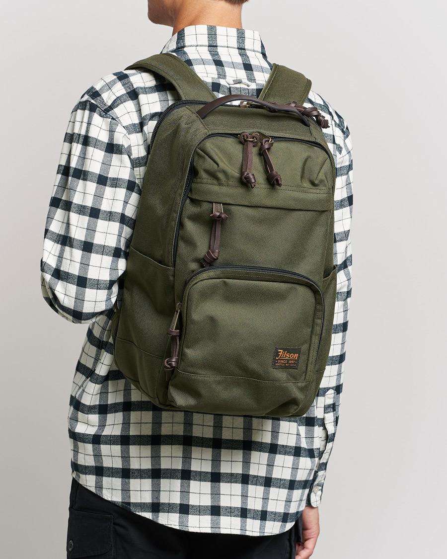 Hombres | Outdoor | Filson | Dryden Cordura Nylon Backpack Otter Green