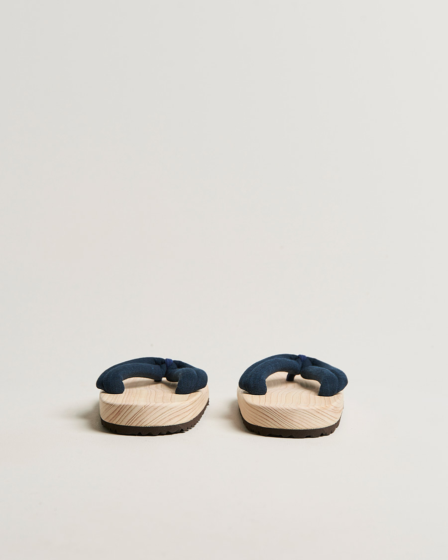 Hombres | Sandalias y chanclas | Beams Japan | Wooden Geta Sandals Navy