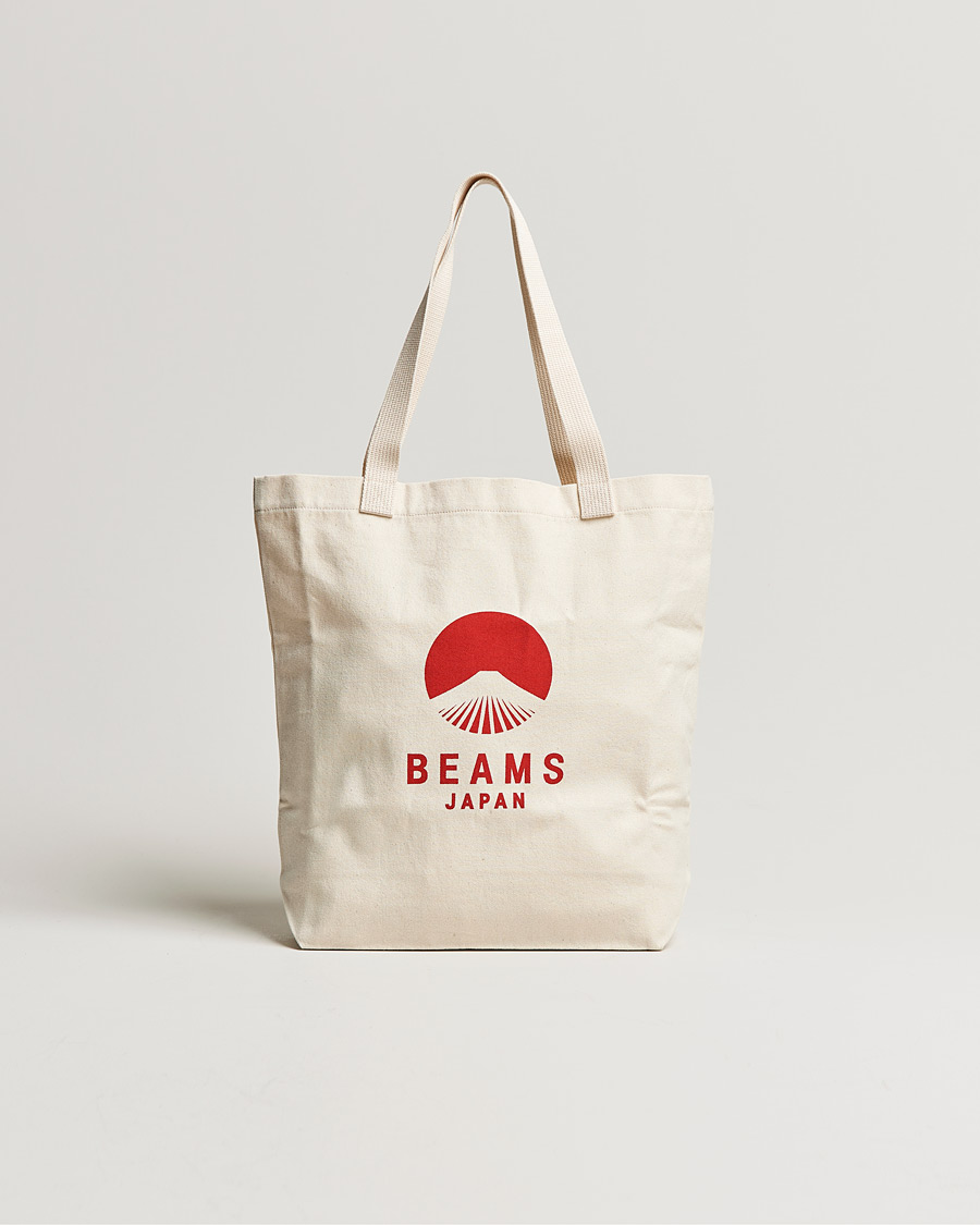 Hombres | Beams Japan x Evergreen Works Tote Bag White/Red | Beams Japan | x Evergreen Works Tote Bag White/Red