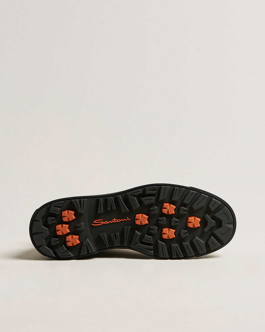 Hombres | Santoni Winter Boot Beige Suede | Santoni | Winter Boot Beige Suede