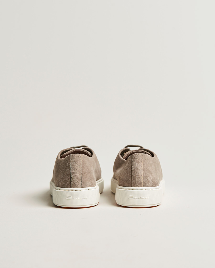 Hombres | Santoni Cleanic Sneakers Beige Suede | Santoni | Cleanic Sneakers Beige Suede