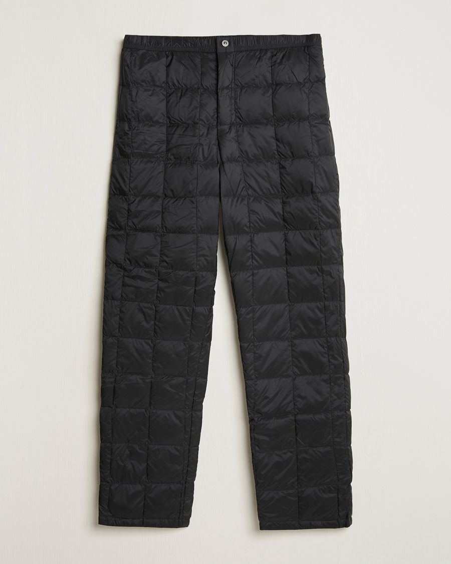 Hombres | Pantalones | TAION | Regular Straight Down Pants Black