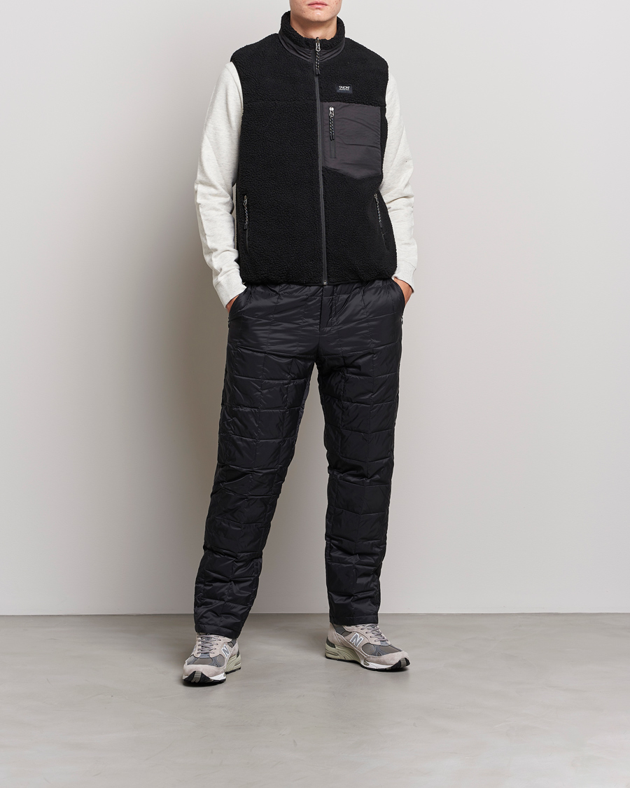 Hombres | Pantalones | TAION | Regular Straight Down Pants Black