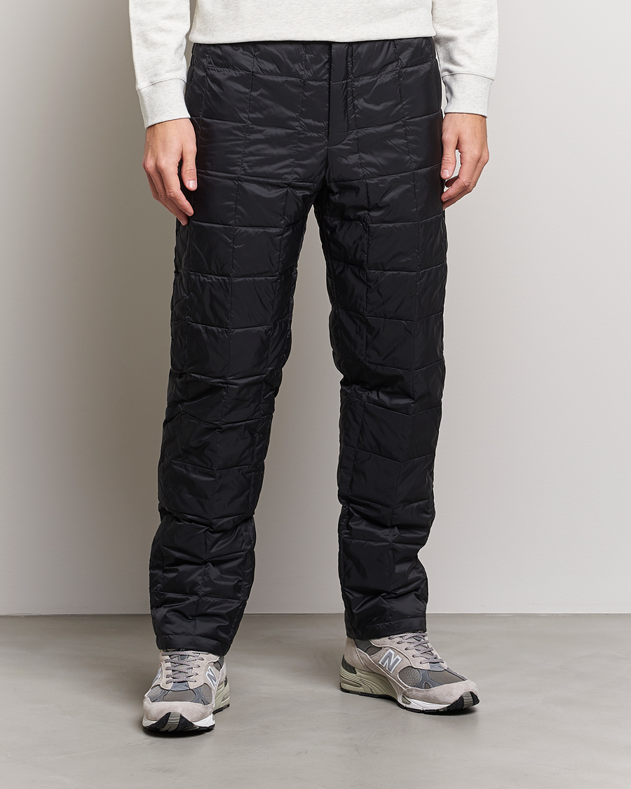 Hombres | Pantalones | TAION | Regular Straight Down Pants Black