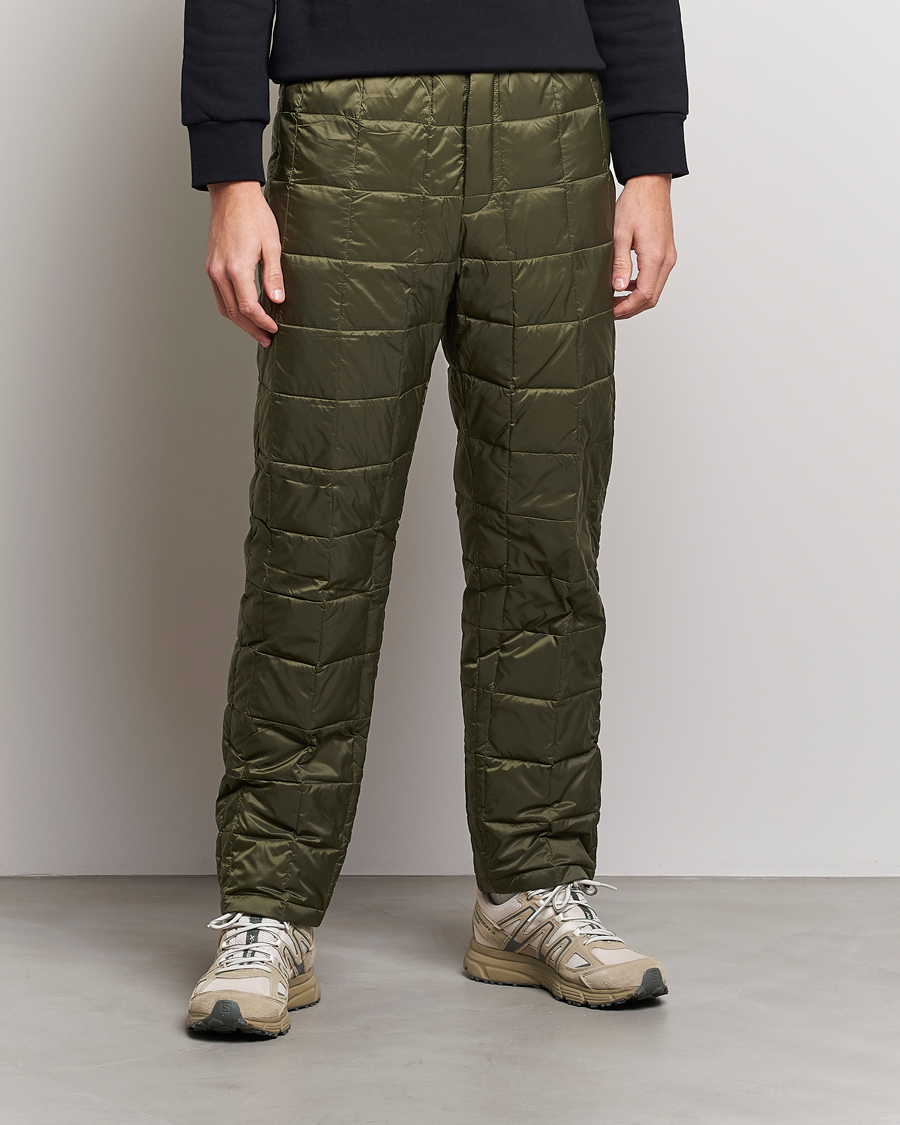 Hombres | Pantalones | TAION | Regular Straight Down Pants Dark Olive