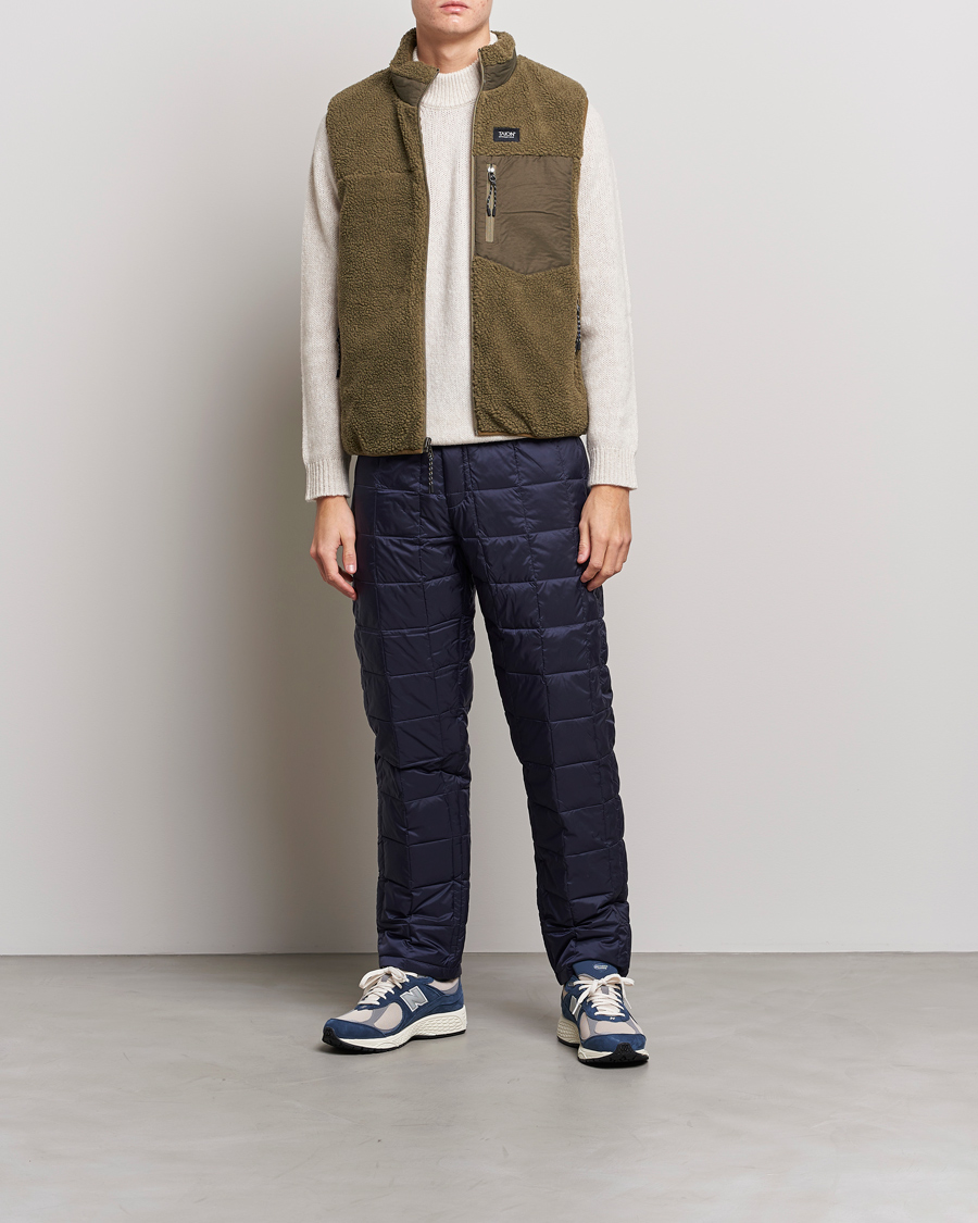 Hombres | Pantalones | TAION | Regular Straight Down Pants Navy
