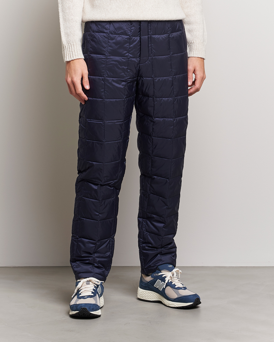 Hombres | Pantalones | TAION | Regular Straight Down Pants Navy