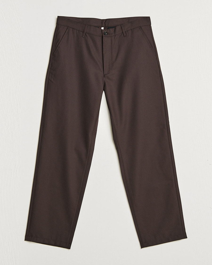 Hombres | Pantalones | Sunflower | Soft Wool Trousers Brown