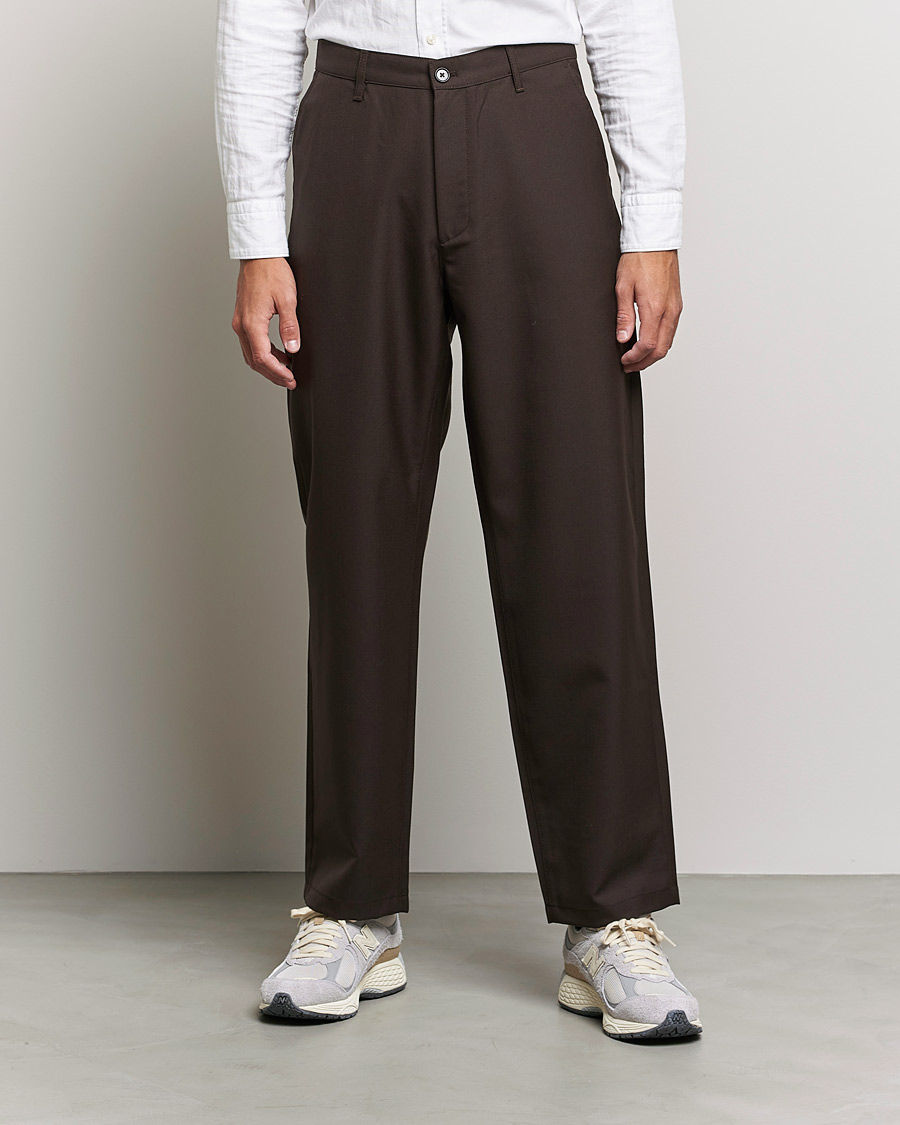 Hombres | Pantalones | Sunflower | Soft Wool Trousers Brown