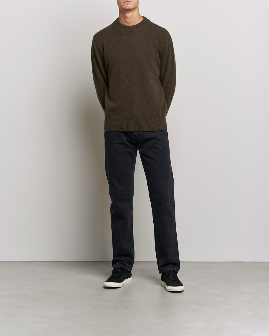 Hombres | Jerséis y prendas de punto | Sunflower | Moon Alpaca Sweater Dark Brown