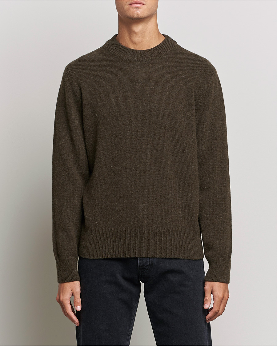 Hombres | Jerséis y prendas de punto | Sunflower | Moon Alpaca Sweater Dark Brown