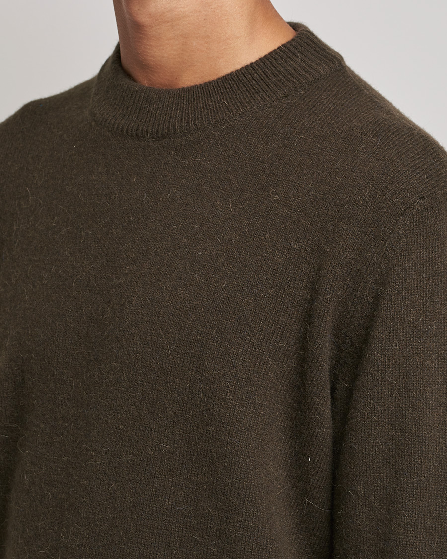 Hombres | Jerséis y prendas de punto | Sunflower | Moon Alpaca Sweater Dark Brown