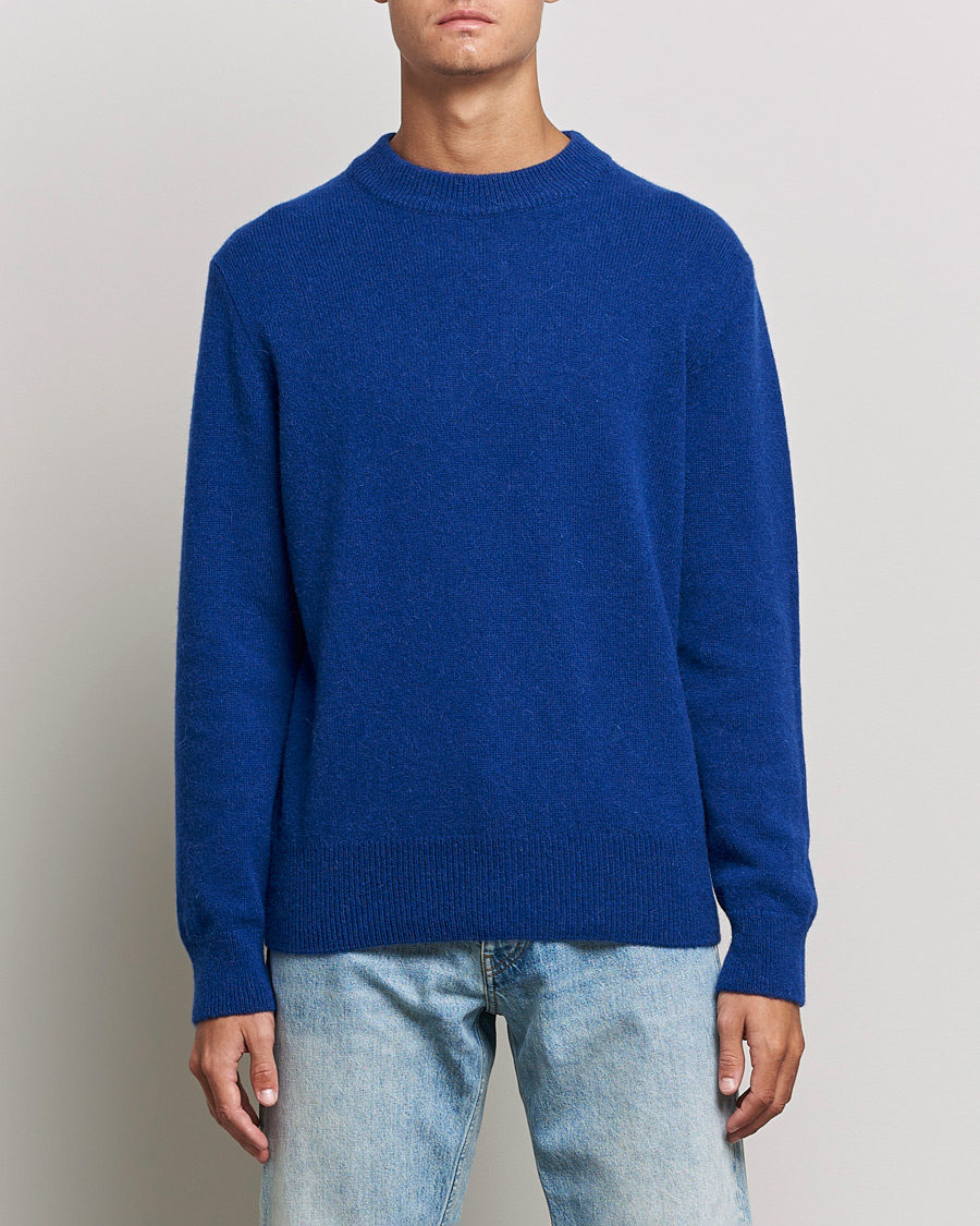 Hombres | Jerséis y prendas de punto | Sunflower | Moon Alpaca Sweater Electric Blue