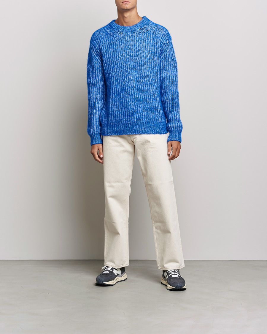 Hombres | Jerséis y prendas de punto | Sunflower | Field Sweater Electric Blue