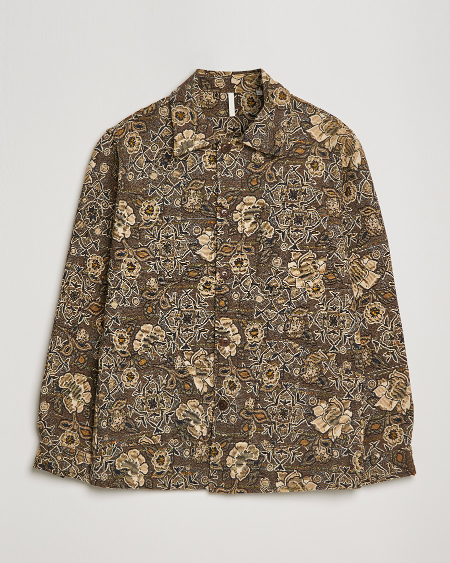 Hombres | Abrigos y chaquetas | Sunflower | Jacquard Flower Jacket Brown