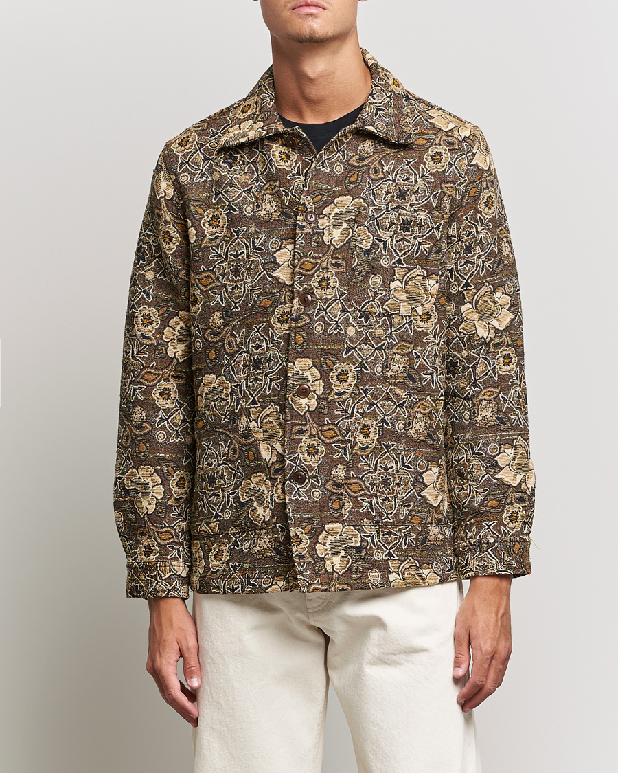 Hombres | Abrigos y chaquetas | Sunflower | Jacquard Flower Jacket Brown