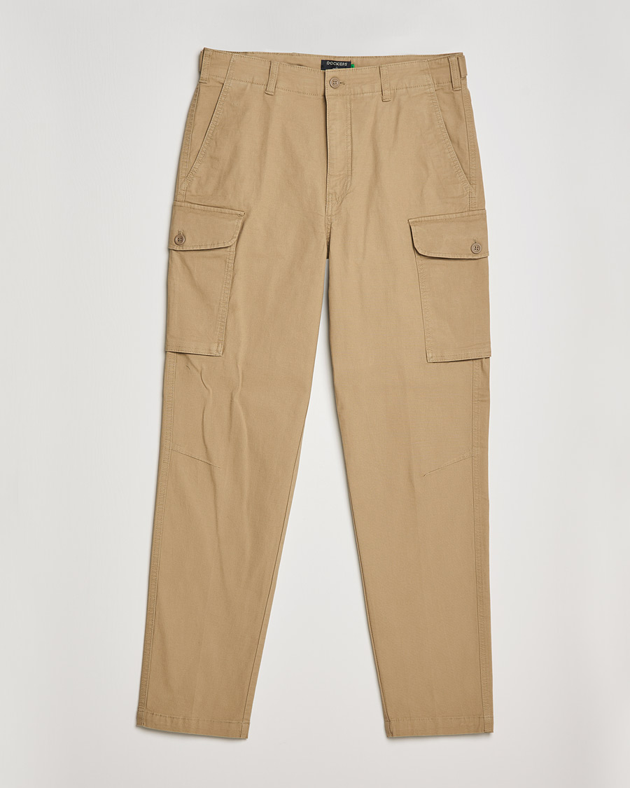Hombres | Pantalones | Dockers | Tapered Cotton Cargo Pant Harvest Gold
