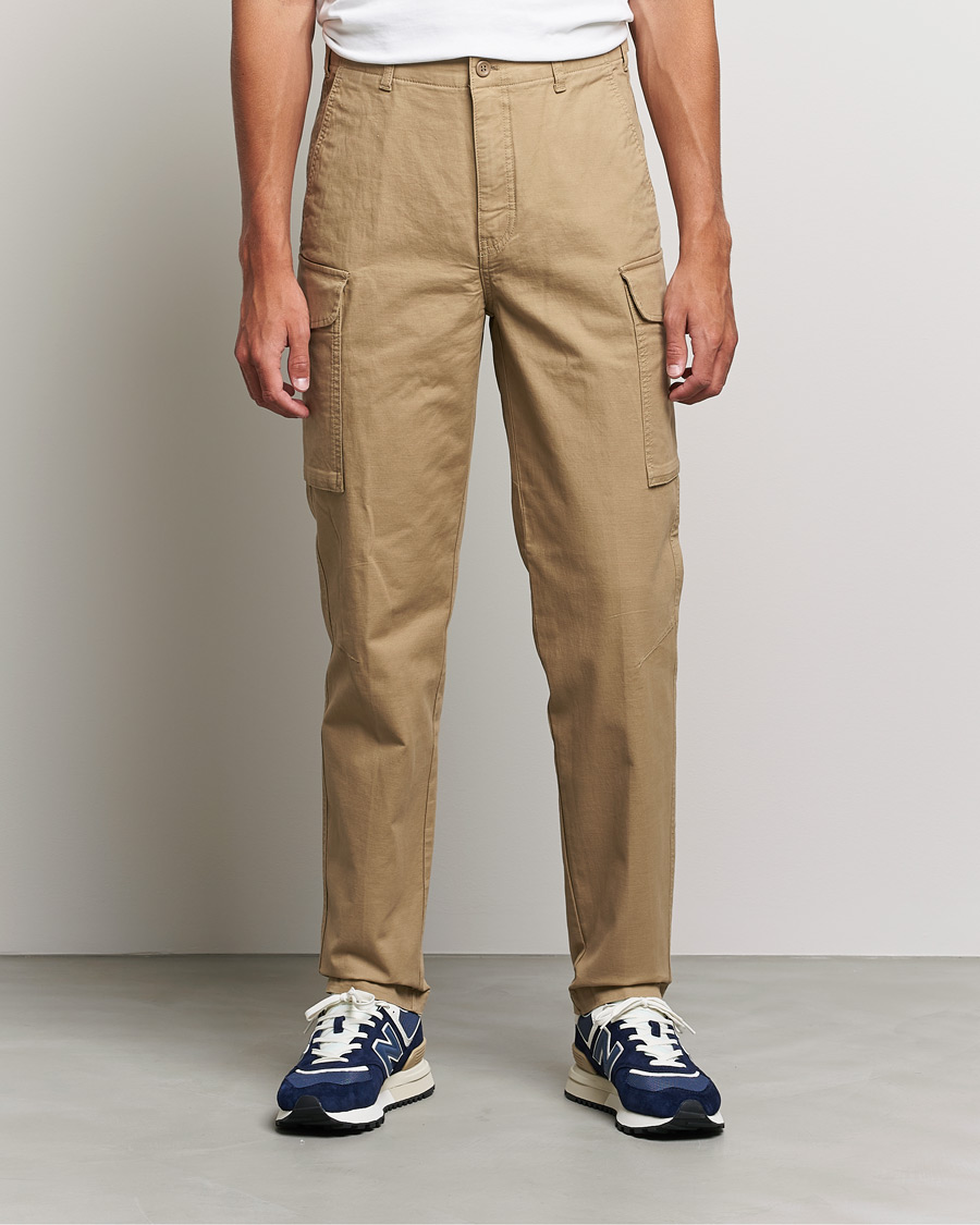 Hombres | Pantalones | Dockers | Tapered Cotton Cargo Pant Harvest Gold