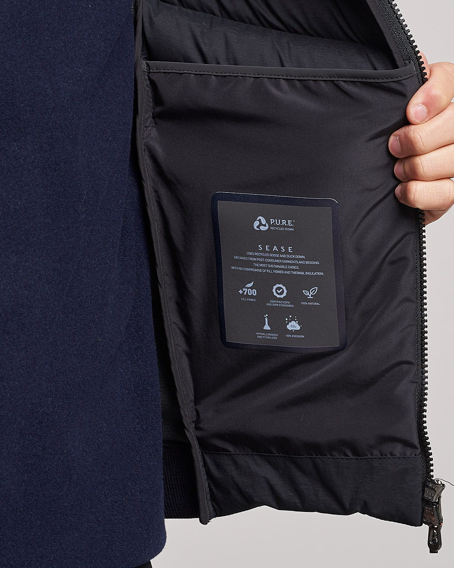 Hombres | Abrigos y chaquetas | SEASE | Warmer Down Vest Caviar