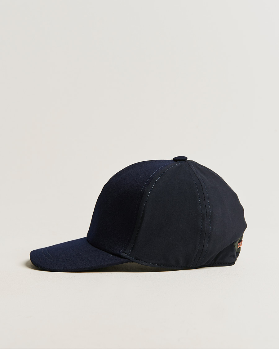 Hombres | SEASE Wool/Cashmere Baseball Cap Navy | SEASE | Wool/Cashmere Baseball Cap Navy