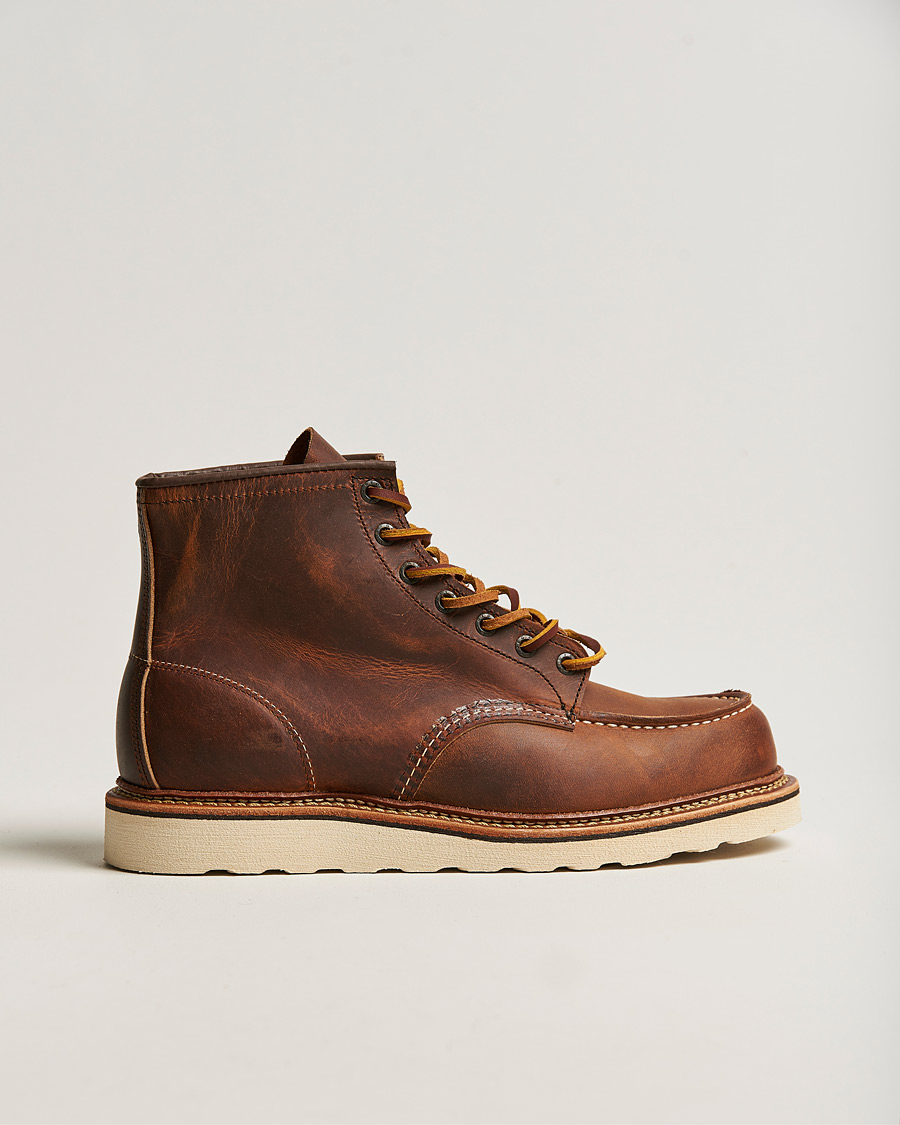 Hombres | Botas | Red Wing Shoes | Moc Toe Boot Copper Rough/Though Leather
