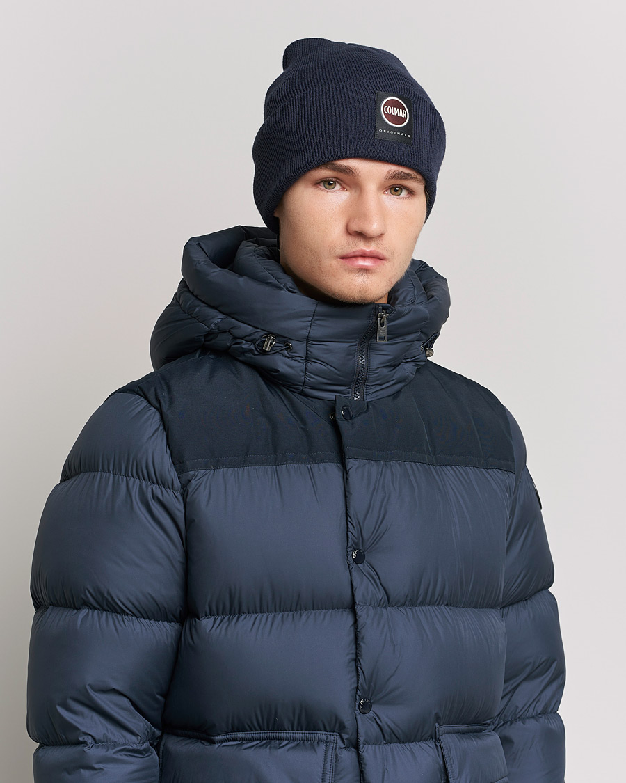 Hombres | Colmar Cotton Beanie Navy | Colmar | Cotton Beanie Navy