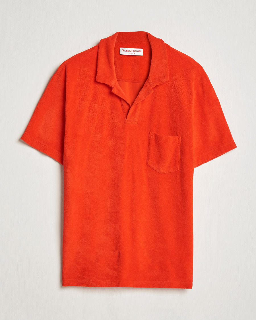 Hombres | Polos | Orlebar Brown | Terry Polo Summer Red