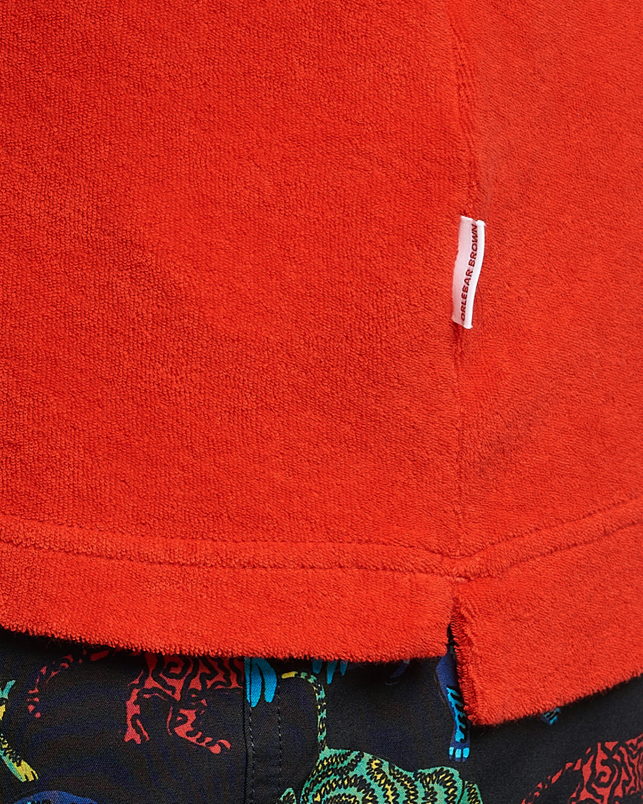 Hombres | Polos | Orlebar Brown | Terry Polo Summer Red