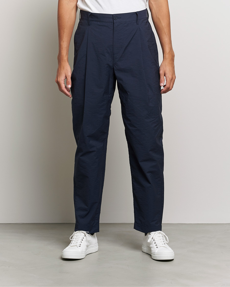 Hombres | Pantalones | Orlebar Brown | Dunmore Cotton Trousers Night Iris