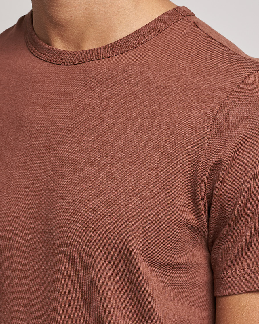 Hombres | Camisetas | Merz b. Schwanen | 1950s Classic Loopwheeled Tee Tan