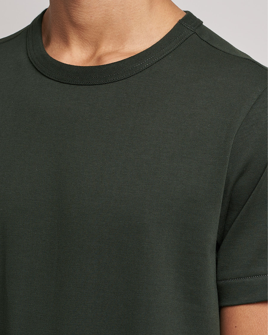 Hombres | Camisetas | Merz b. Schwanen | 1950s Classic Loopwheeled Tee Forest