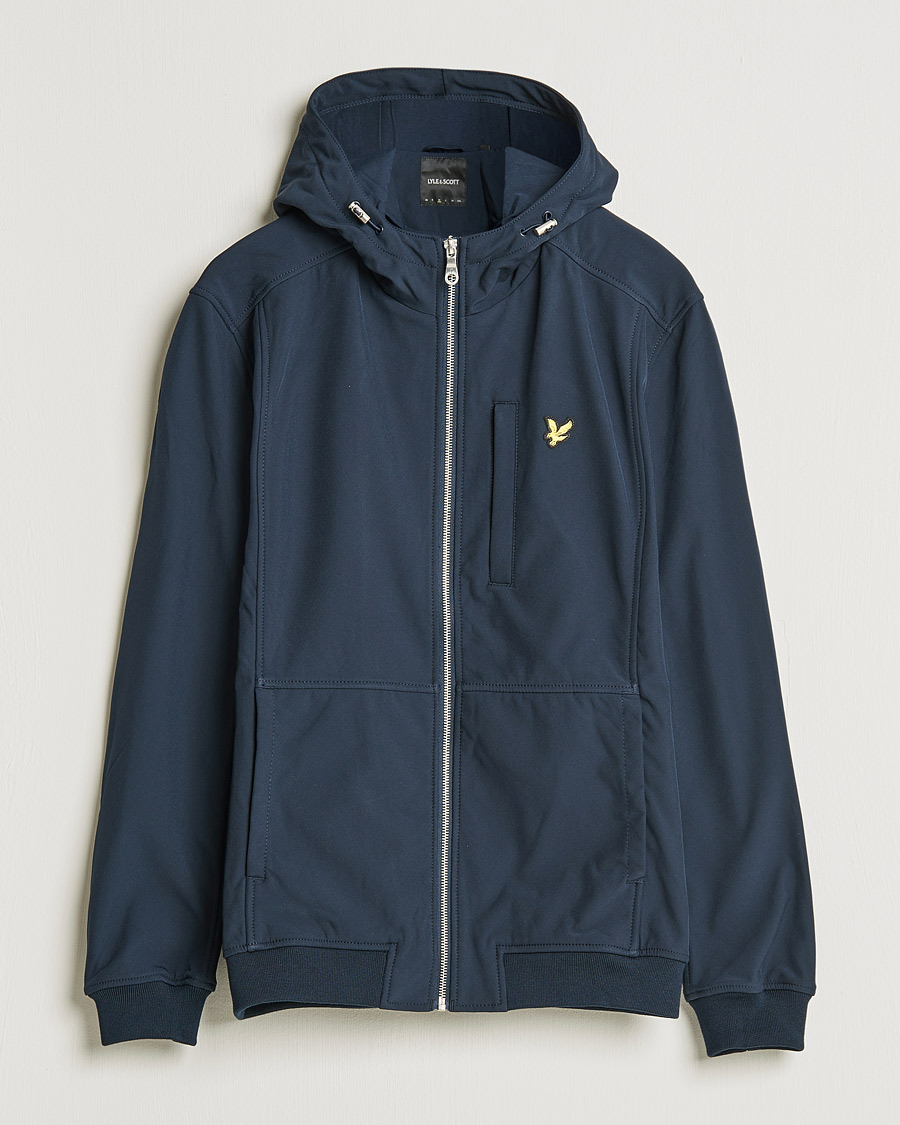 Hombres | Abrigos y chaquetas | Lyle & Scott | Softshell Hooded Jacket Dark Navy