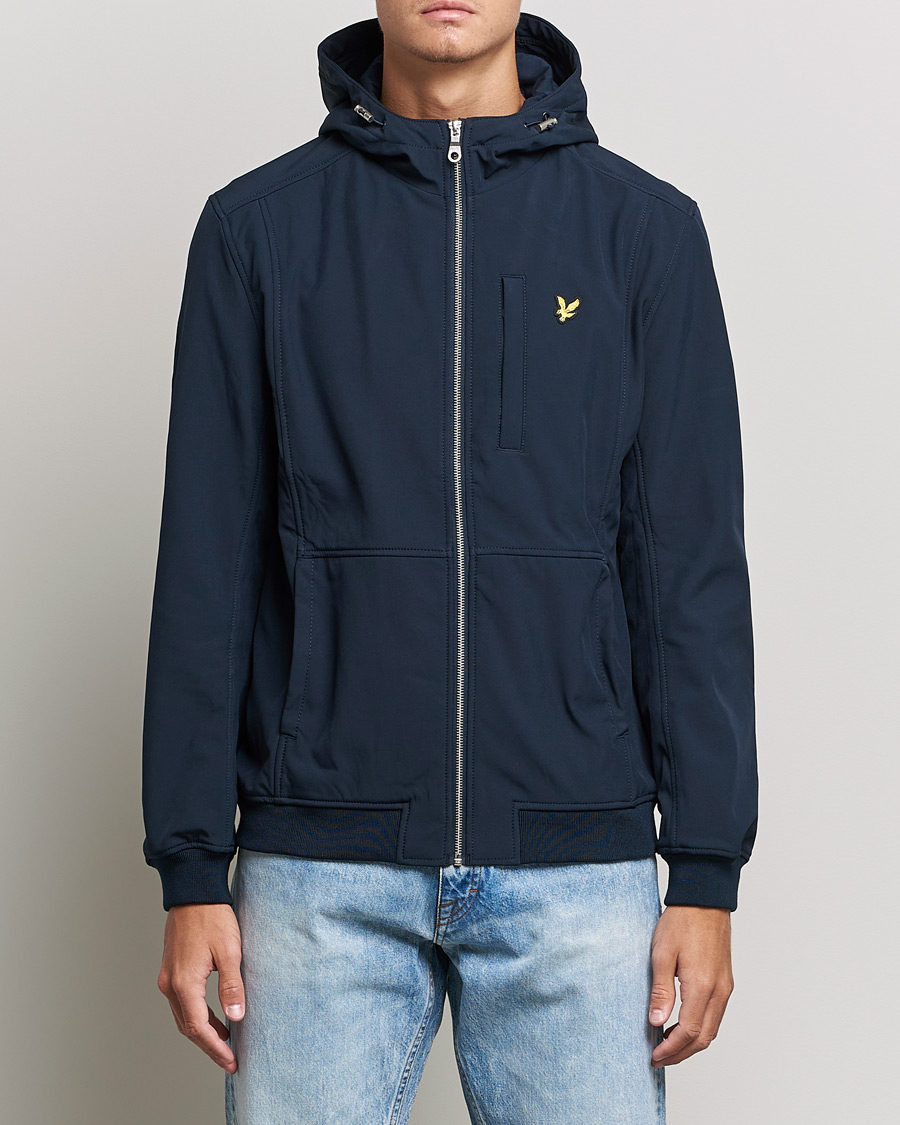Hombres | Abrigos y chaquetas | Lyle & Scott | Softshell Hooded Jacket Dark Navy