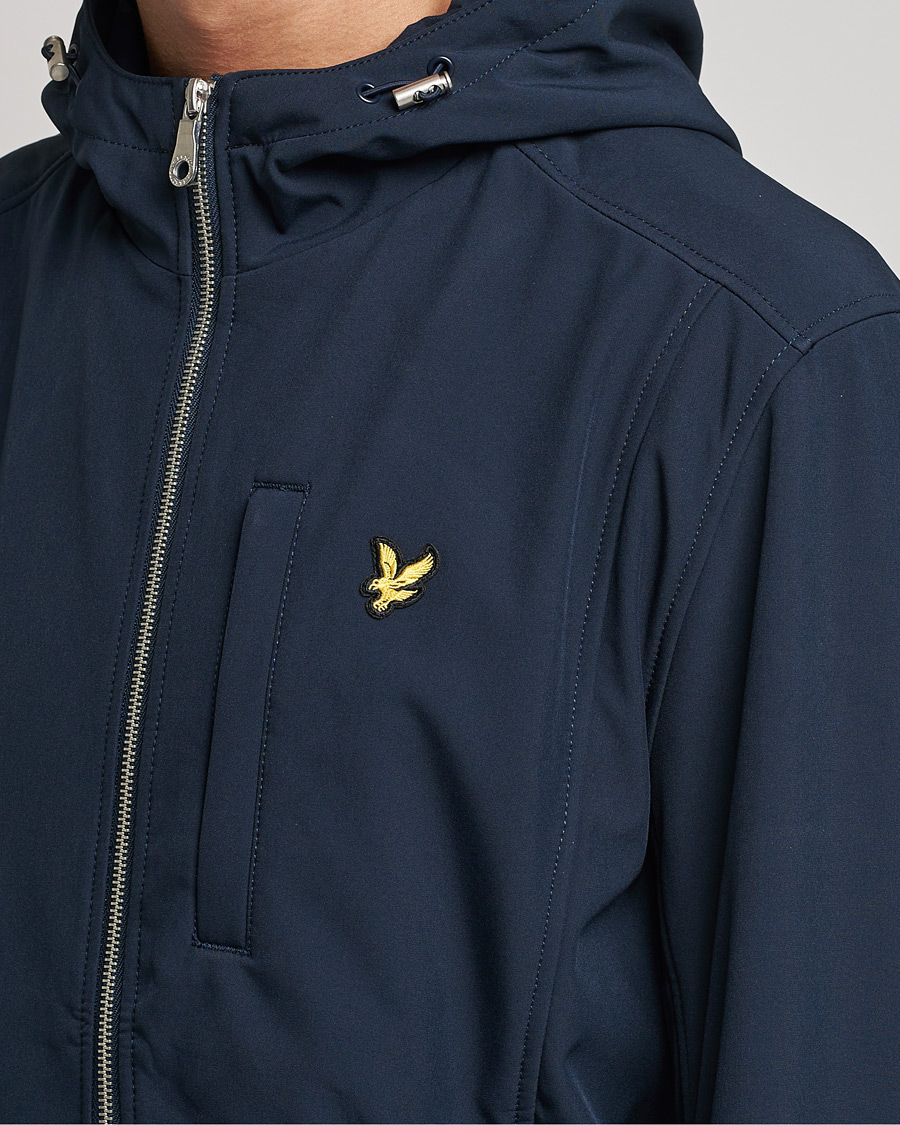 Hombres | Abrigos y chaquetas | Lyle & Scott | Softshell Hooded Jacket Dark Navy