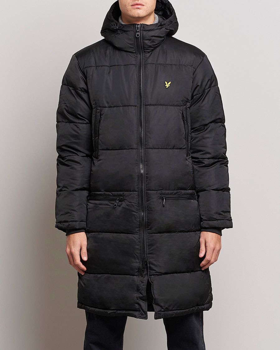 Hombres | Abrigos y chaquetas | Lyle & Scott | Long Line Wadded Jacket Black