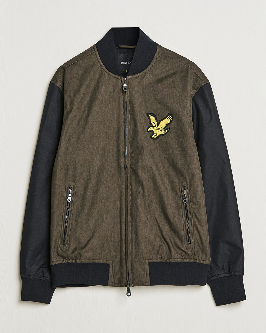 Hombres | Abrigos y chaquetas | Lyle & Scott | Black Bomber Jacket Olive