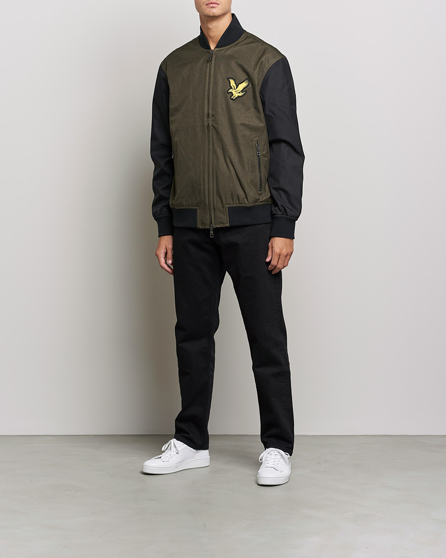Hombres | Abrigos y chaquetas | Lyle & Scott | Black Bomber Jacket Olive