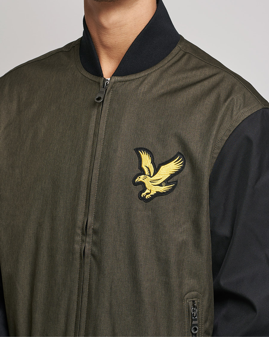 Hombres | Abrigos y chaquetas | Lyle & Scott | Black Bomber Jacket Olive