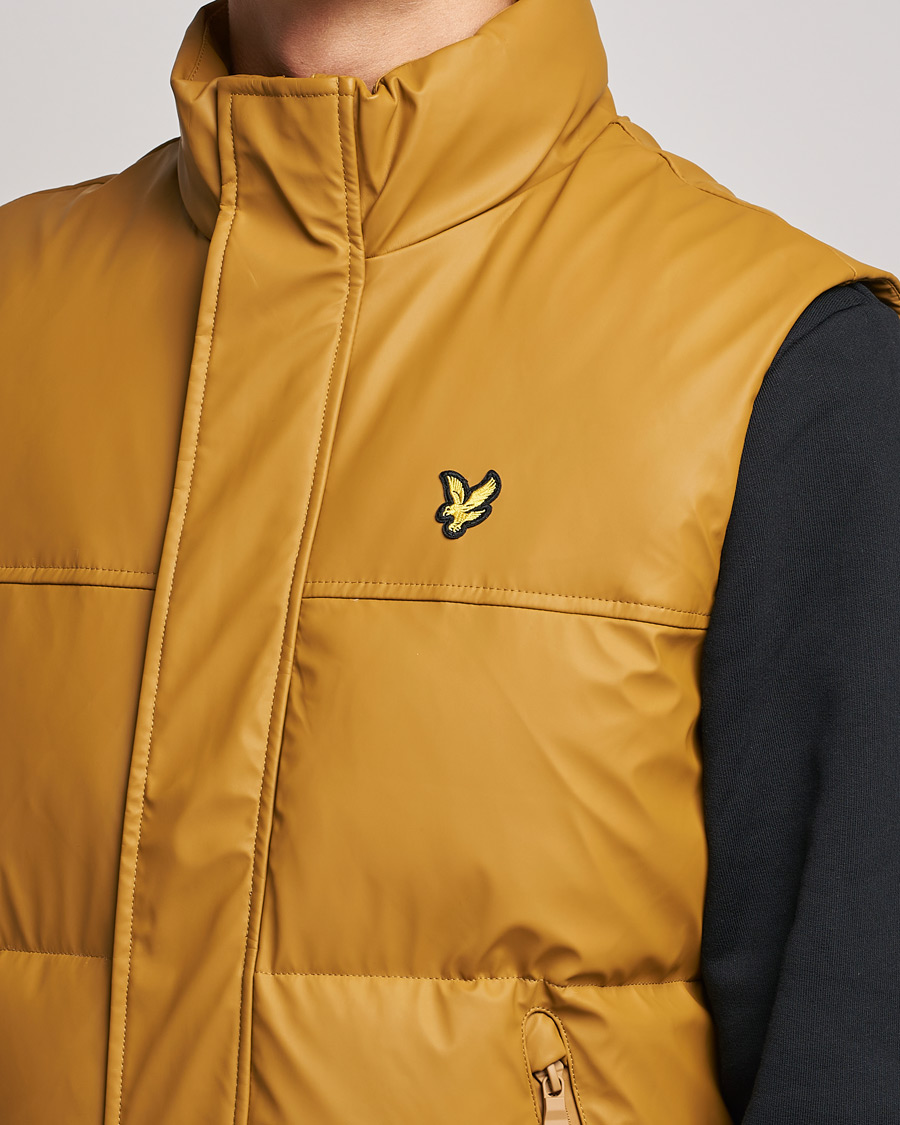 Hombres | Abrigos y chaquetas | Lyle & Scott | Rubberised Wadded Gilet Vest Anniversary Gold